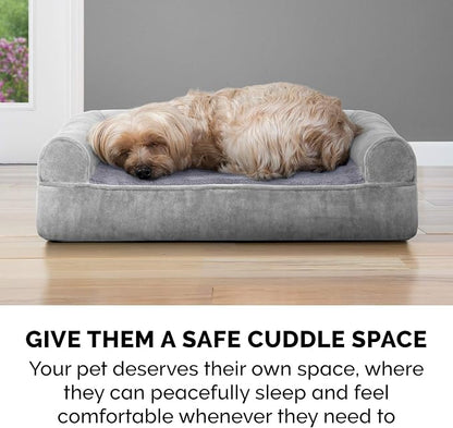 Furhaven Orthopedic Dog Bed for Large Dogs w/ Removable Bolsters & Washable - Image 10