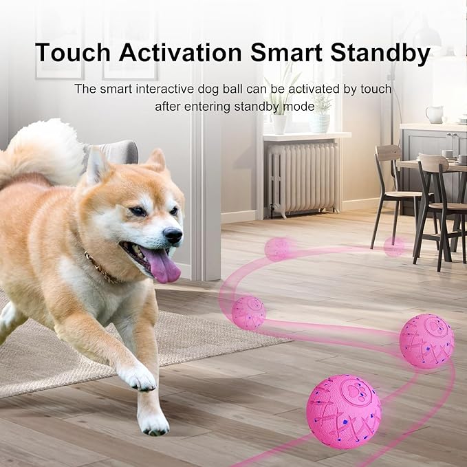 Interactive Dog Ball, Automatic Moving, Bouncing and Rotating, Silent Foam - Image 7