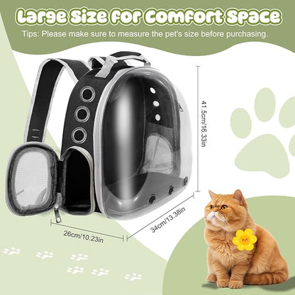 Pet Carrier Backpack Bearded Dragon Cat Bird Rabbit Guinea Pig Small Animal - Image 2