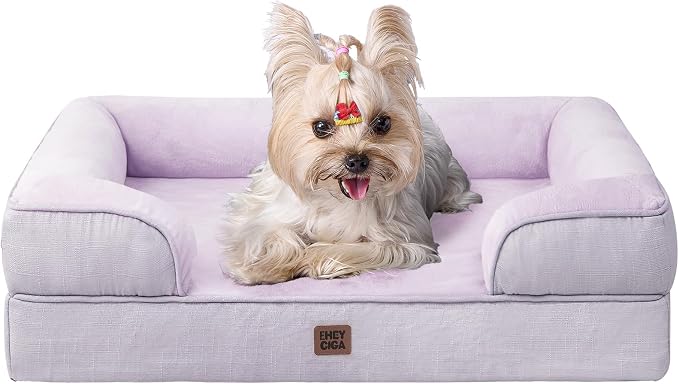 EHEYCIGA Orthopedic Dog Bed for Small Dogs, Waterproof Memory Foam Small Pet by EHEYCIGA