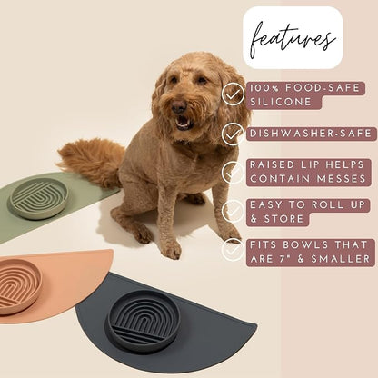 Should We Go - Waterproof Silicone Pet Food Mat - Non-Slip, Spill-Proof Feeding - Image 3