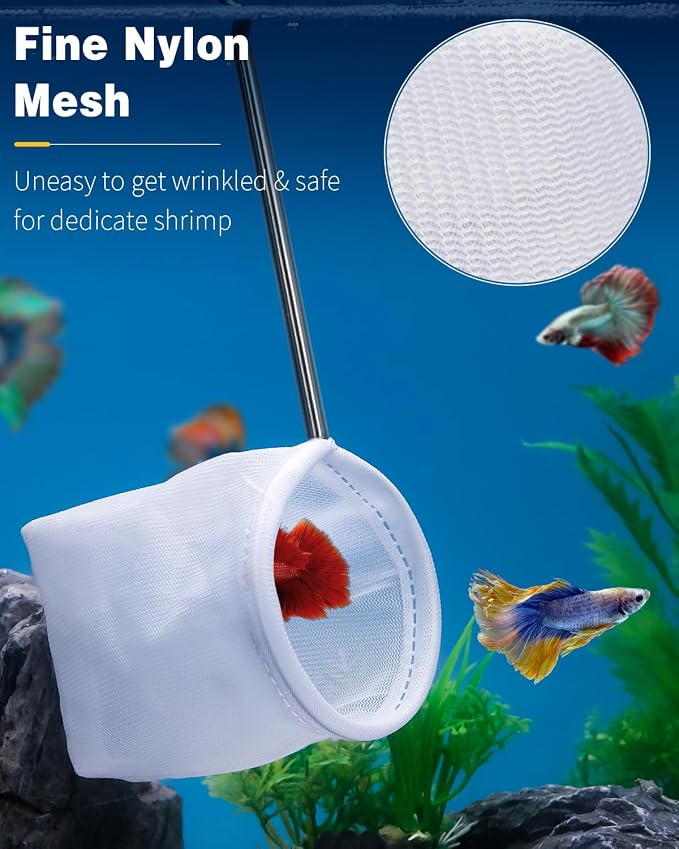 Pawfly 3 Inch Aquarium Shrimp Net, Tiny Fish Tank Net - Image 3