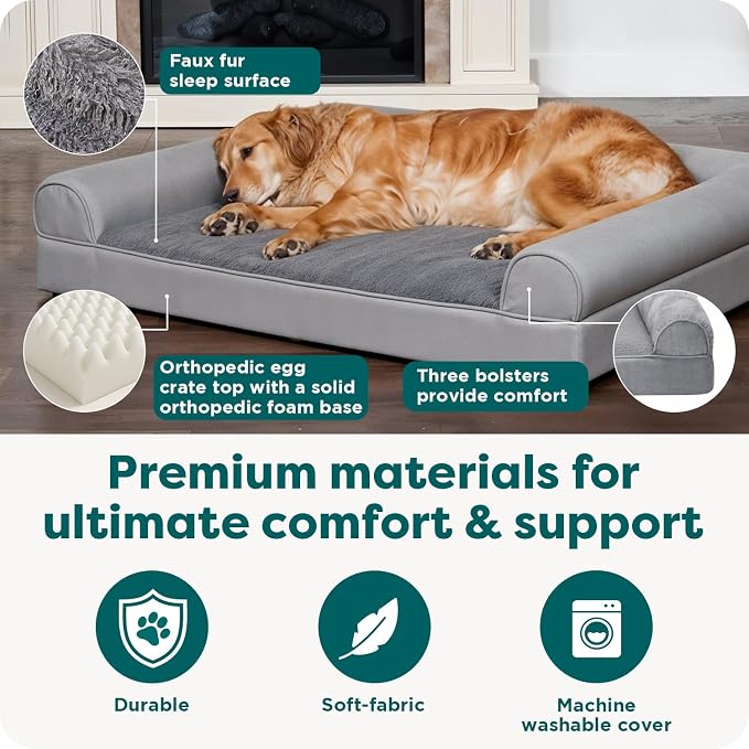 FurHaven Classic Soft Sofa Orthopedic Dog Bed - Image 5