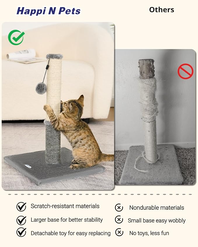 Happi N Pets Cat Scratching Post, Cat Scratcher - Image 4