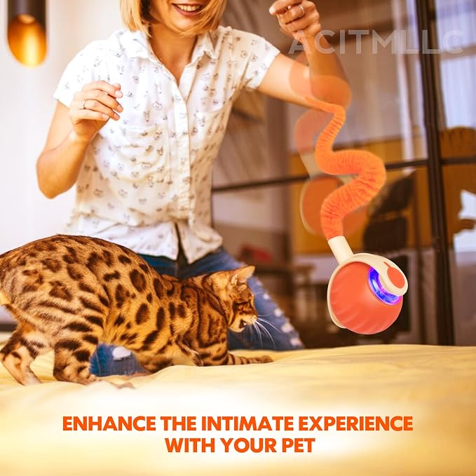 Interactive Cat & Dog Toy Ball, Automatic Moving/Jumping/Bouncing, Smart Pet - Image 3