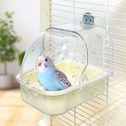 Bird Bath for Cage, Cleaning Pet Supplies Cockatiel Bird Bathtub by WQYGroseryshop