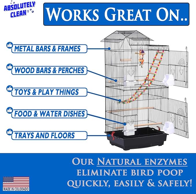 Absolutely Clean Amazing Bird Cage Cleaner and Deodorizer - Image 5