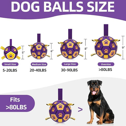 QDAN Extra Large Dog Toys Soccer Ball - Image 9
