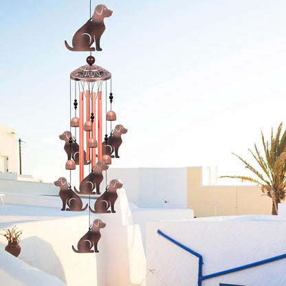 Outdoor Dog Wind Chimes, Gifts for Mom & Grandma & Family, Music Wind Catcher - Image 2