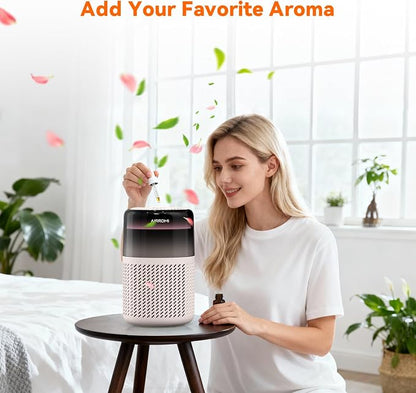 AIRROMI HEPA Air Purifier for Bedroom&Home, Pet Air Purifier for Home Pets - Image 7
