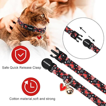 Cat Collar, 2 Pack Cat Collars Breakaway - Image 3