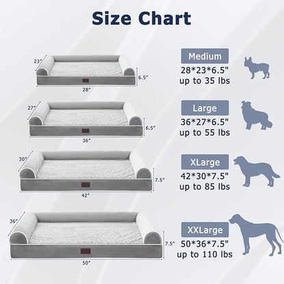 WESTERN HOME Large Dog Bed, Orthopedic Dog Beds - Image 6