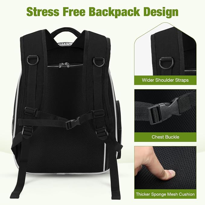 Lekereise Cat Backpack Carrier, Expandable Large Space Cat Bubble Backpack - Image 4