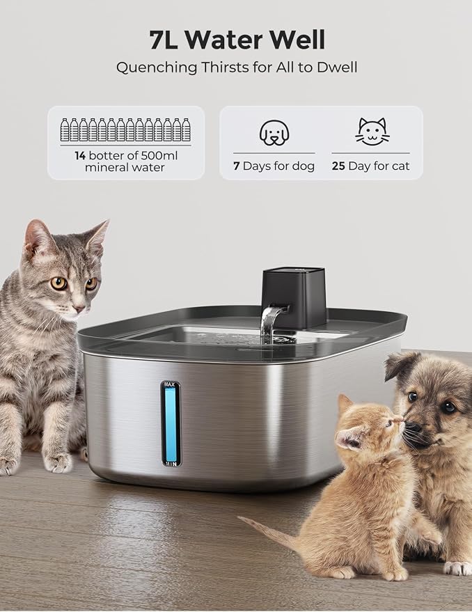Wireless 7.5l/254oz/2Gal Dog Water Fountain - Image 4