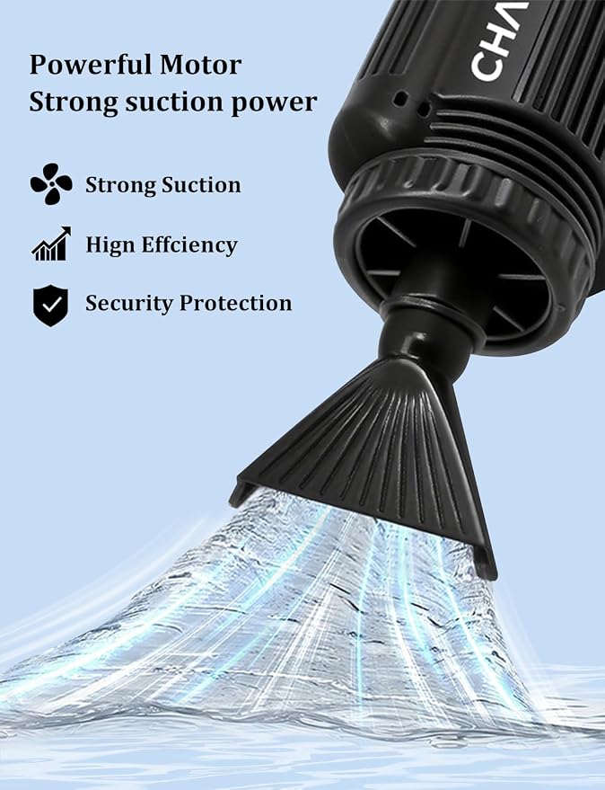 Electric Aquarium Gravel Cleaner 6 in 1 Automatic Fish Tank Cleaning Tools - Image 8