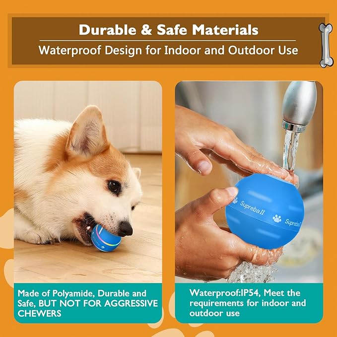 PetDroid Interactive Dog Toys Dog Ball, Durable Motion Activated Automatic - Image 4