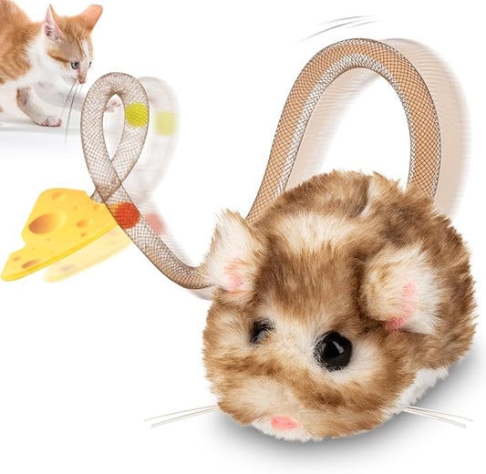 Migipaws Interactive MigiMouse Cat Toy 360° Rolling & Spin by MigipawsCreateMoreEnjoymenttoPetsandFamily