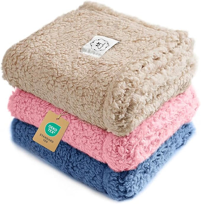 Luciphia 1 Pack 3 Calming Dog Blanket Fluffy Premium Fleece Pet Blankets Soft by luciphia