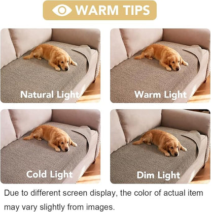 H.VERSAILTEX Non Slip Pet Couch Cover Chenille Dog Bed Protector Thick Soft - Image 7