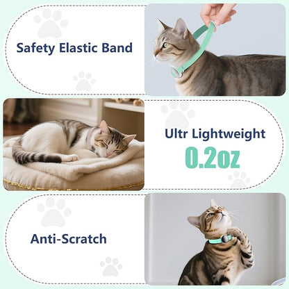 AirTag Cat Collar, Ultra Elastic Cat Tracker Collar, Airtag Holder Compatible - Image 6