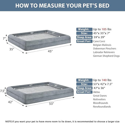 WNPETHOME XXL Extra Large Dog Bed, Washable Dog Couch - Image 5