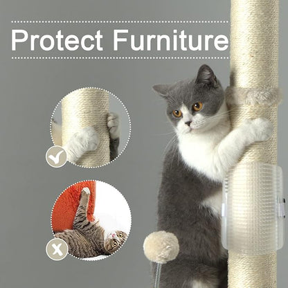 PEEKAB 32" Tall Cat Scratching Post Sisal Rope Scratch Posts - Image 2