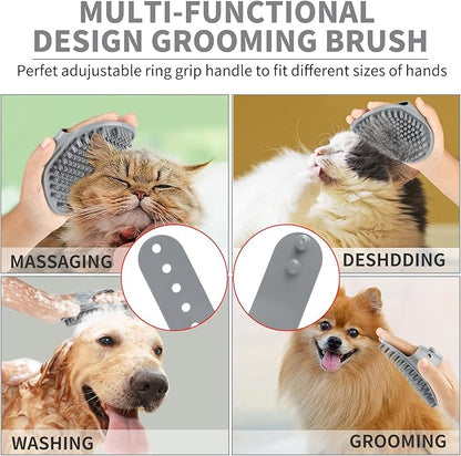 Comotech 3PCS Dog Bath Brush | Dog Shampoo Brush |Scrubber - Image 5