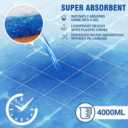 Bed Pads Disposable 40"X60" Super Absorbent Pee Pads, Oversized Underpads - Image 7