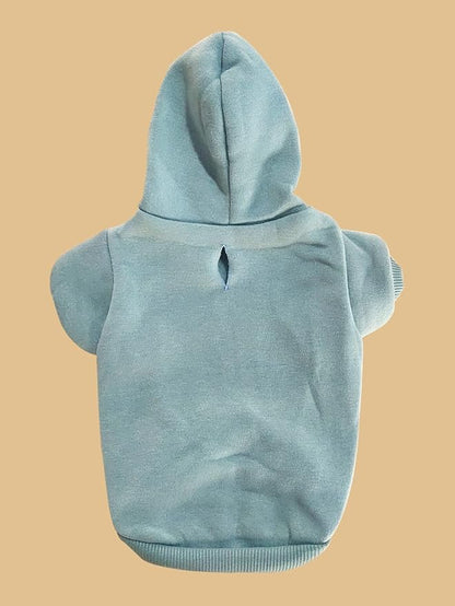 QWINEE Basic Dog Hoodie Sweatshirt Puppy Sweater Warm Cat Costumes Pet Clothes - Image 4
