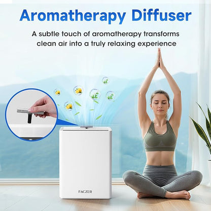 Air Purifiers for Home Large Room, PM 2.5 Display Air Quality Monitor Cover Up - Image 5