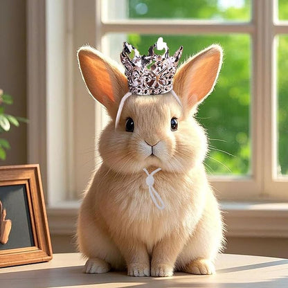 1PCS Crown Tiara Headband for Cat Dogs Puppy Birds Ducks Chicken Rabbit Hamster - Image 5
