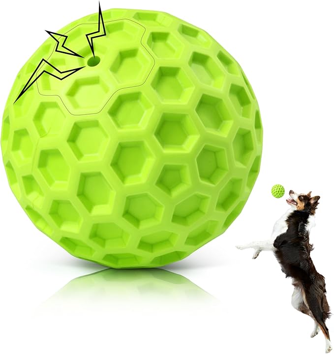 Interactive Squeaky Dog Balls, Dog Toys by DISSKNIC