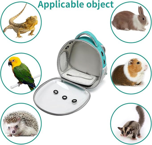 Portable Travel pet Backpack Carrier Hamster Bag Guinea Pig Bird Small Dog cat - Image 2