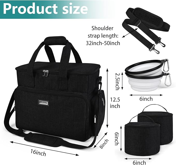 BAGLHER Dog Travel Bag, Airline Approved Pet Tote Organizer - Image 3