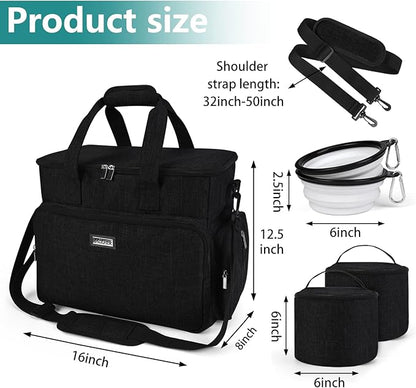 BAGLHER Dog Travel Bag, Airline Approved Pet Tote Organizer - Image 3