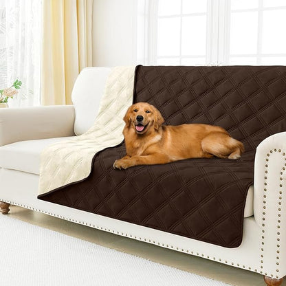 Smiry Waterproof Dog Bed Cover Blanket 52x82, Soft Reversible Pet Blanket by Smiry