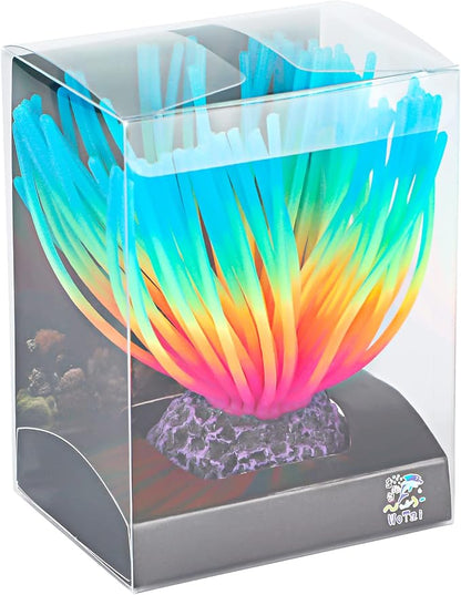 Uniclife Aquarium Imitative Iridescent Blue Sea Urchin Ball Artificial Silicone - Image 6