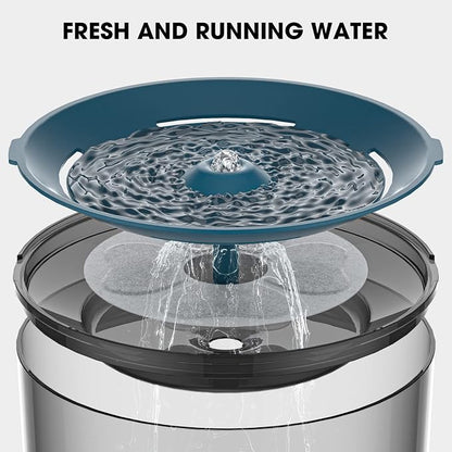 8 Packs Cat Water Fountain Food Grade Replacement Filters & Sponges - Image 6