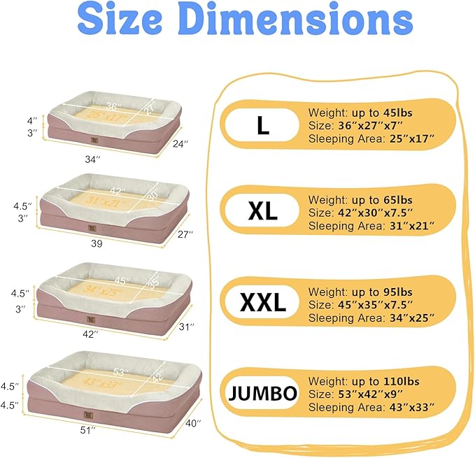 Orthopedic Washable Large Dog Bed - Image 7