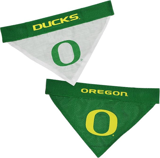 Pets First Collegiate Pet Accessories, Reversible Bandana, Oregon Ducks by PETSFIRST