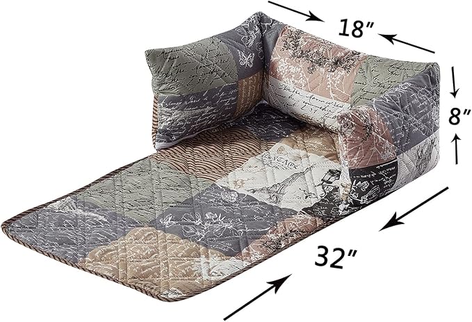 Brilliant Sunshine Quilted Calming Dog Bed Mat, Removable Washable Cover - Image 3