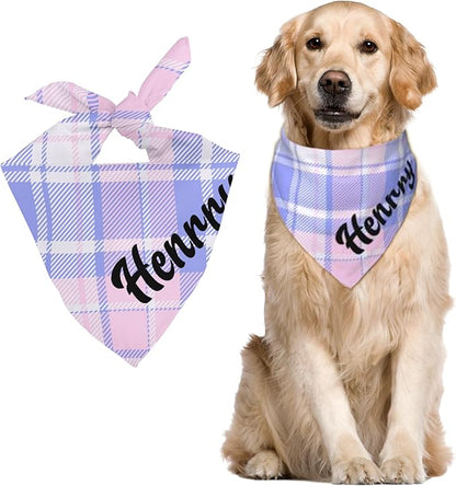 Custom Pet Scarf Personalized Dog Bandana by DOREALA