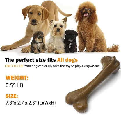Tough Dog Toys for Aggressive Chewers, Indestructible Dog Toys, Nylon Dog Bones - Image 5