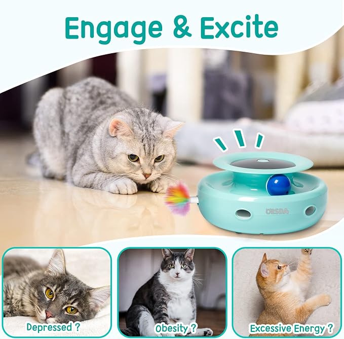 ORSDA Cat Toys 2-in-1 Interactive Cat Toys - Image 4
