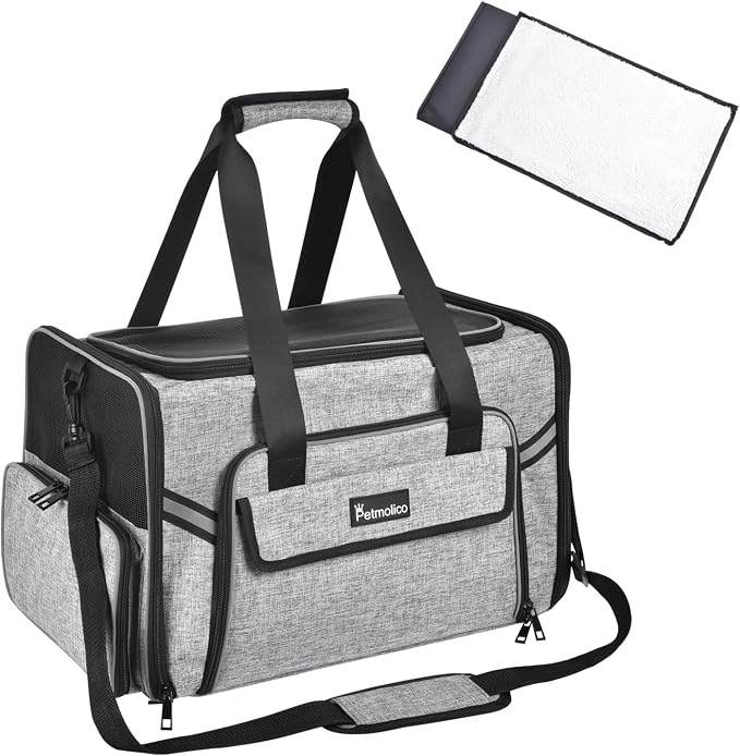 Petmolico Cat Carrier Soft-Sided Pet Bag by Petmolico