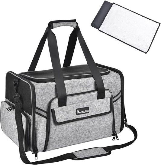 Petmolico Cat Carrier Soft-Sided Pet Bag by Petmolico