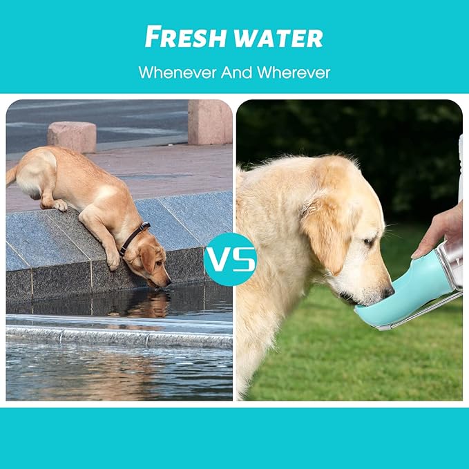 Kalimdor Dog Water Bottle, Leak Proof Portable Puppy Water Dispenser - Image 5