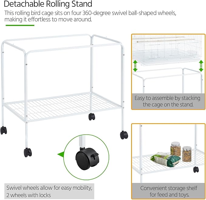 Yaheetech 47-inch Flight Bird Cages - Image 7