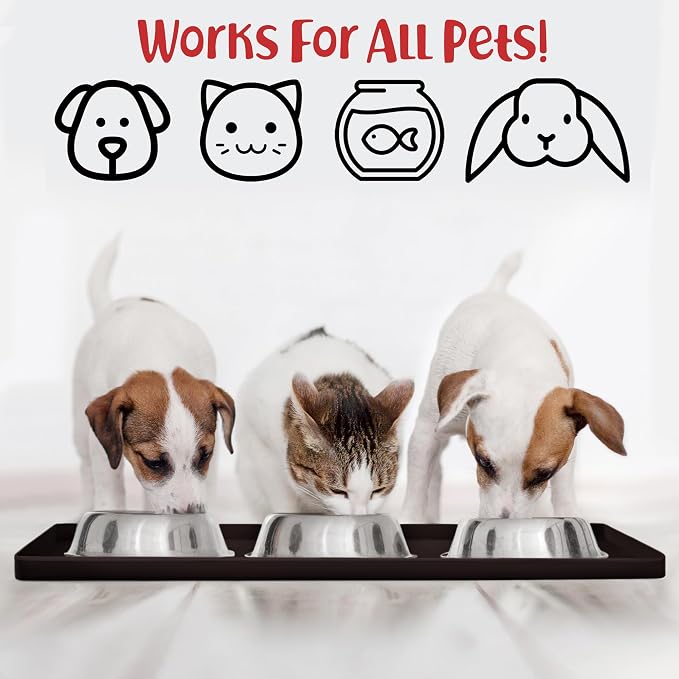 DogBuddy Dog Food Mat – Waterproof Dog Bowl Mat - Image 4