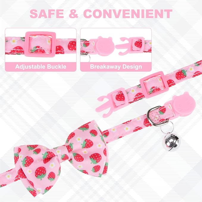 Breakaway Cat Collars with Bell & Cute Pendants - Image 3